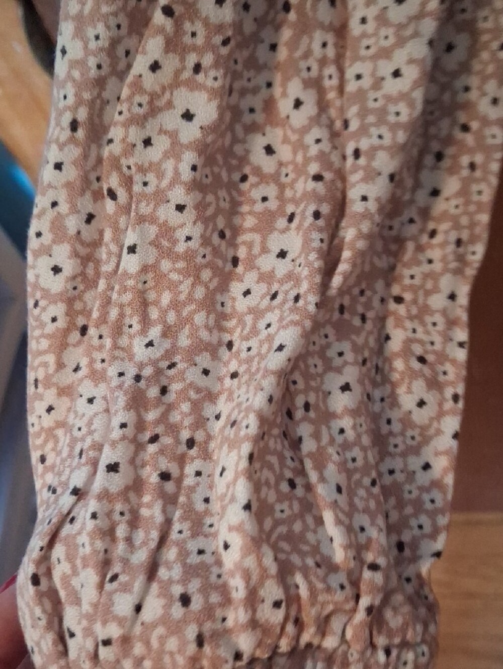 URBAN ROMANTICS Blush Pink Daisy-Print Long Sleeve Top - Picture 3 of 5